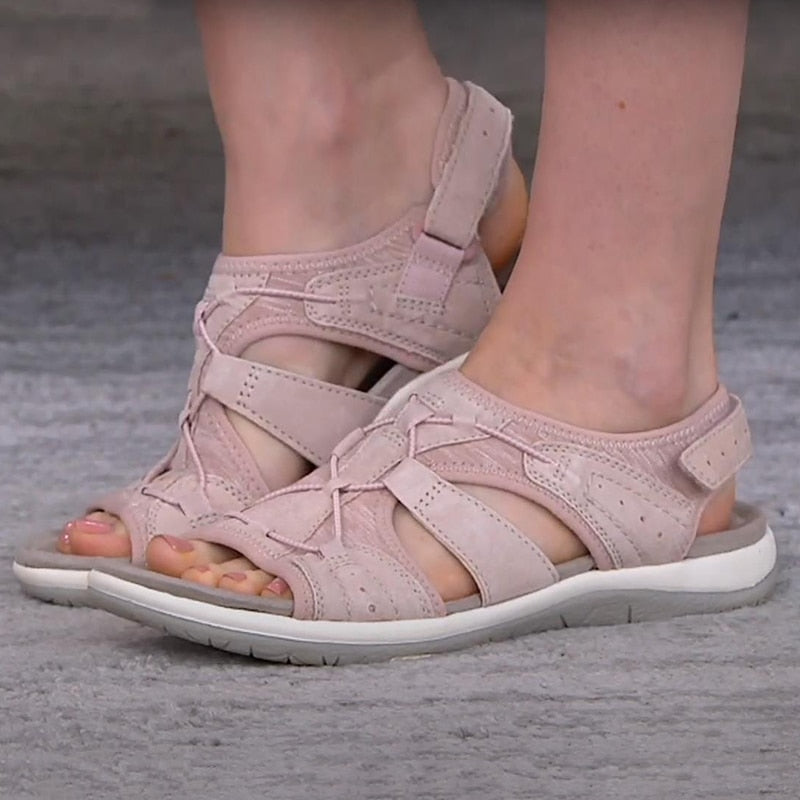 Sandals with Comfortable Ladies' Adjustable Straps and Open Toe