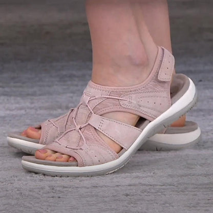 Sandals with Comfortable Ladies' Adjustable Straps and Open Toe