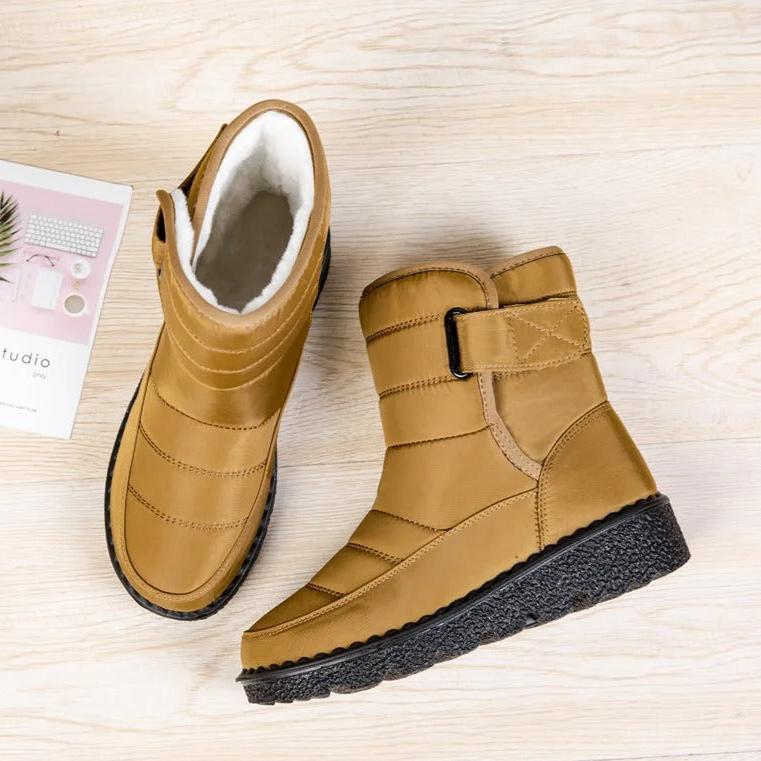 Boots with Waterproof Ladies Snow Non-Slip Sole for Warm Winter Boots for Ice and Snow