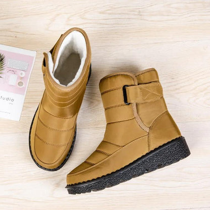 Boots with Waterproof Ladies Snow Non-Slip Sole for Warm Winter Boots for Ice and Snow