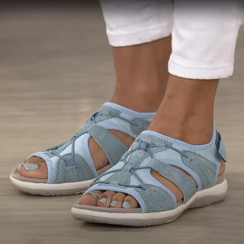 Sandals with Comfortable Ladies' Adjustable Straps and Open Toe