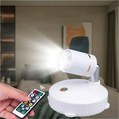 Wireless LED Spot Lighting for Dimming Function with Remote Control and Flexibility