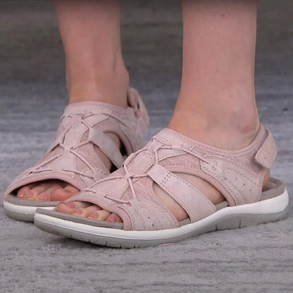Sandals with Comfortable Ladies' Adjustable Straps and Open Toe