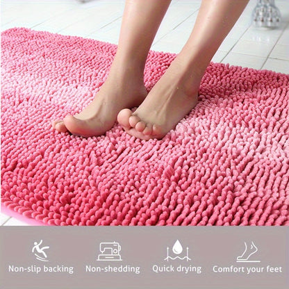 Mat Chenille Bath for Comfort for Bathroom and Entrance