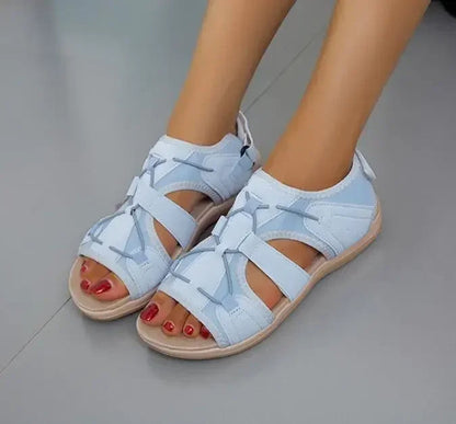 Sandals with Comfortable Ladies' Adjustable Straps and Open Toe