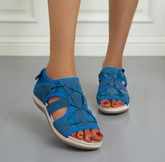 Sandals with Comfortable Ladies' Adjustable Straps and Open Toe