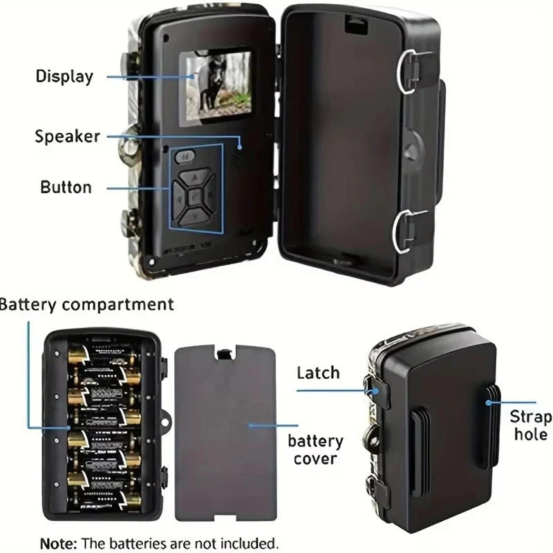 Camera with Outdoor Wildlife Night Vision for Reliable and Weatherproof