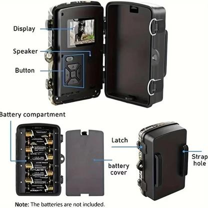 Camera with Outdoor Wildlife Night Vision for Reliable and Weatherproof