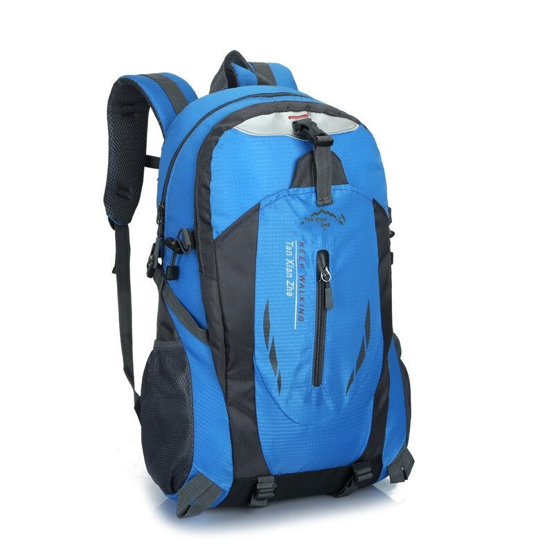 Waterproof Unisex Travel Backpack with Large Capacity and Functional Layout