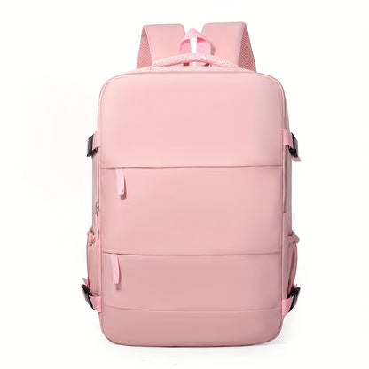 Travel Backpack with 180° Opening and Shoe Compartment