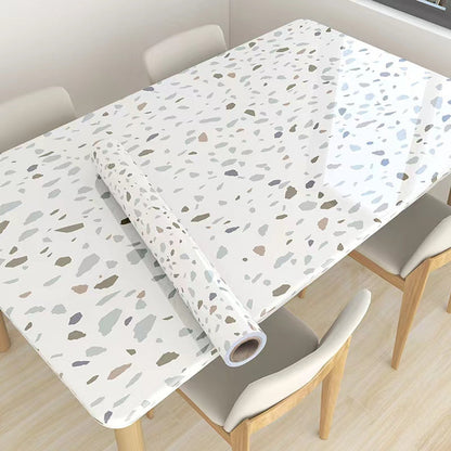 Self-Adhesive Marble Effect Vinyl Wallpaper for Kitchen and Bathroom