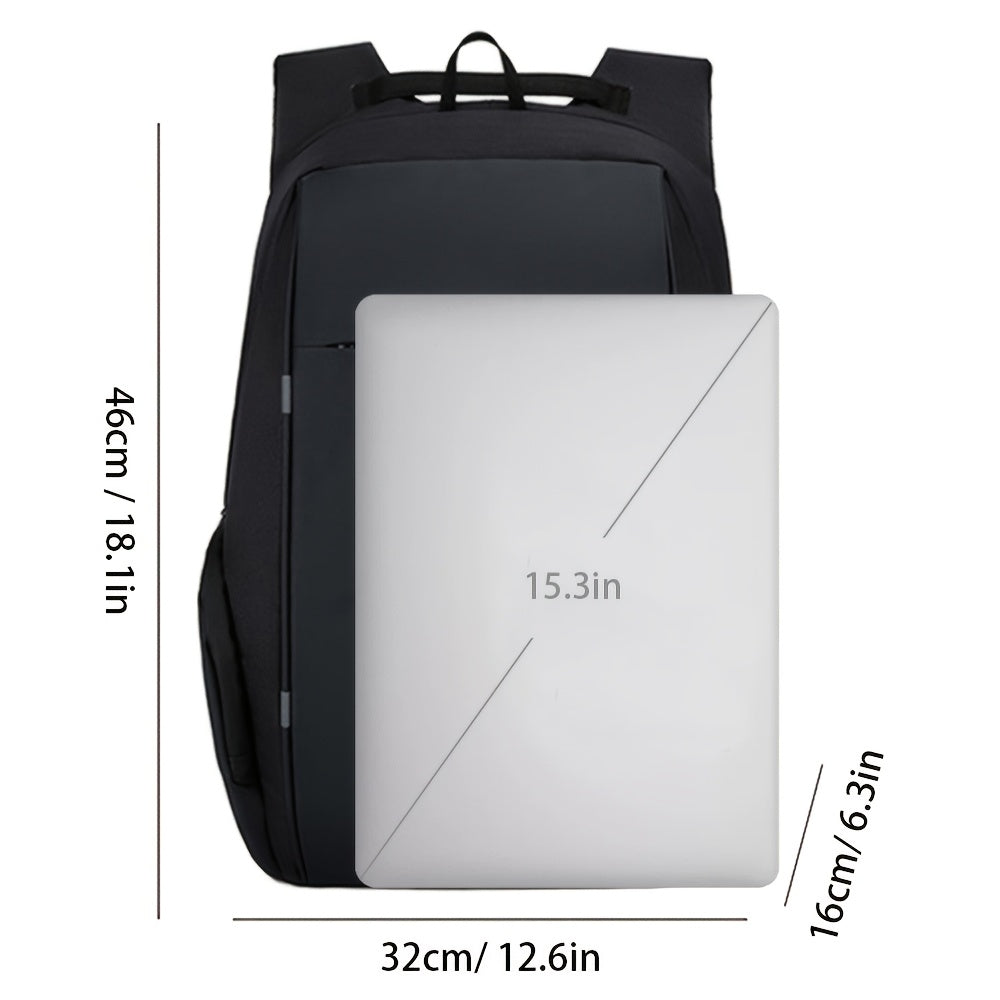 Travel Backpack with Anti-Theft Design and Laptop Compartment
