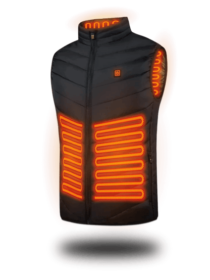 Heated Unisex Jacket with Adjustable Heat and Water-Repellent Material