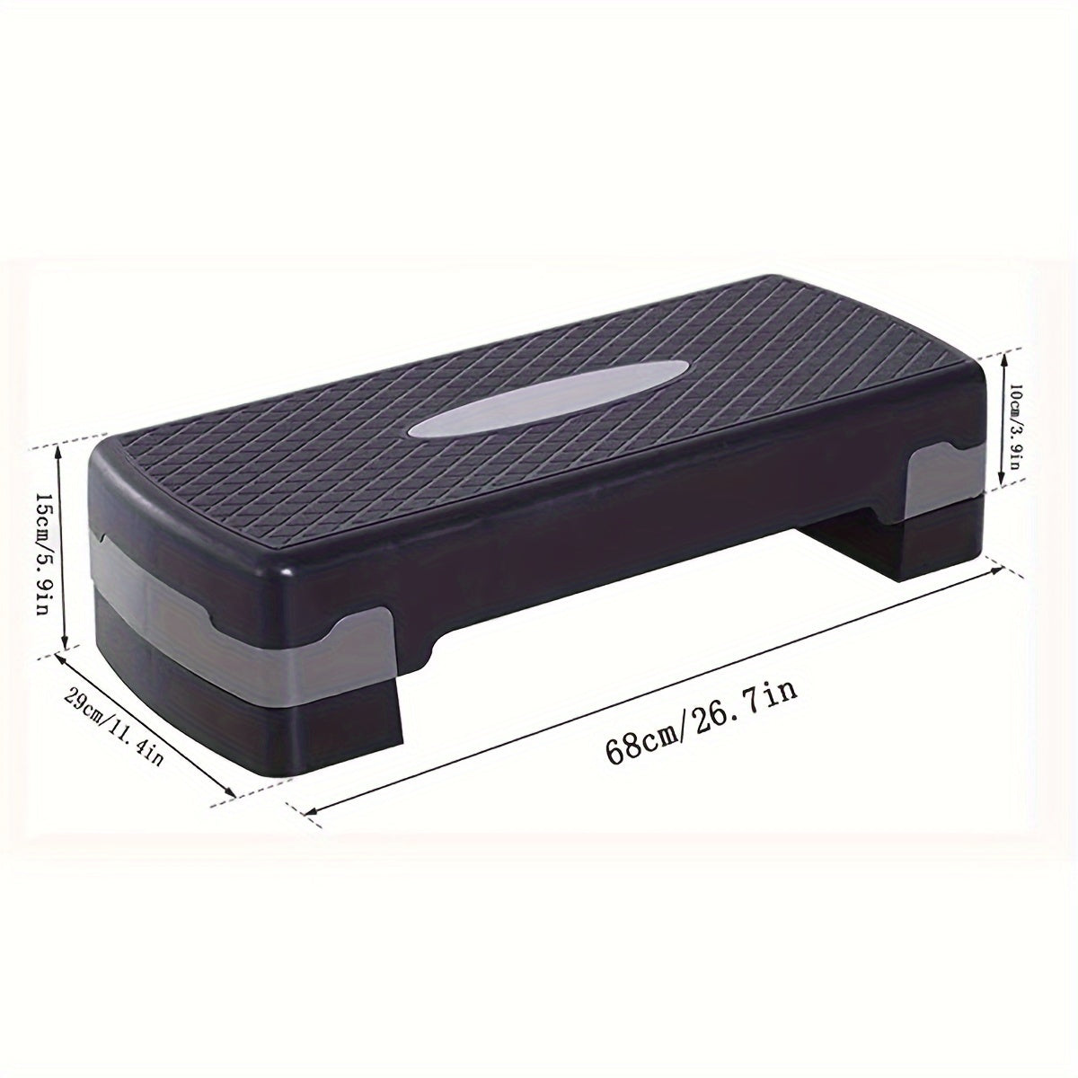 Adjustable Aerobic Stepper with Non-Slip Surface for Perfect for Home and Gym Workouts