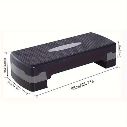 Adjustable Aerobic Stepper with Non-Slip Surface for Perfect for Home and Gym Workouts