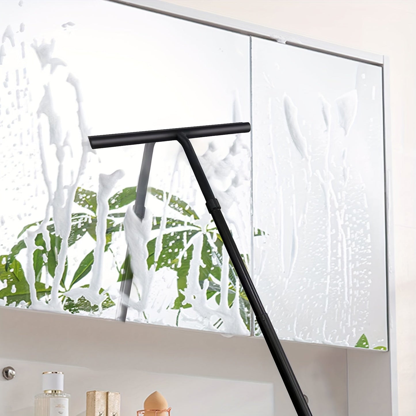 Telescopic Shower Squeegee with Extendable Handle for Wall and Floor