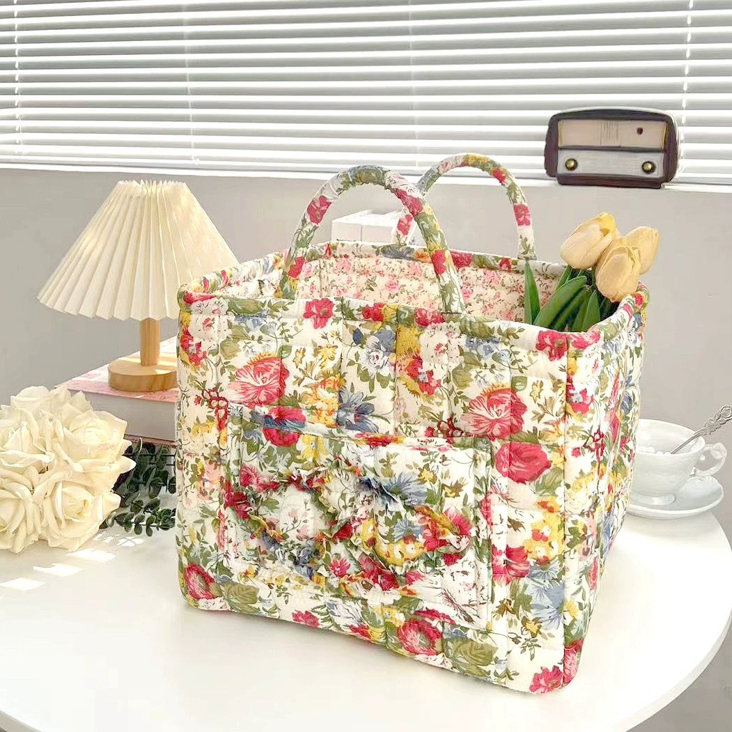 boho fabric storage