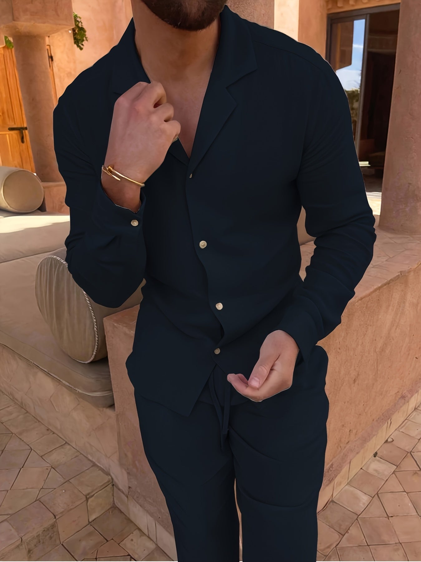 Minimalist Men's Set for Comfort and Class in One