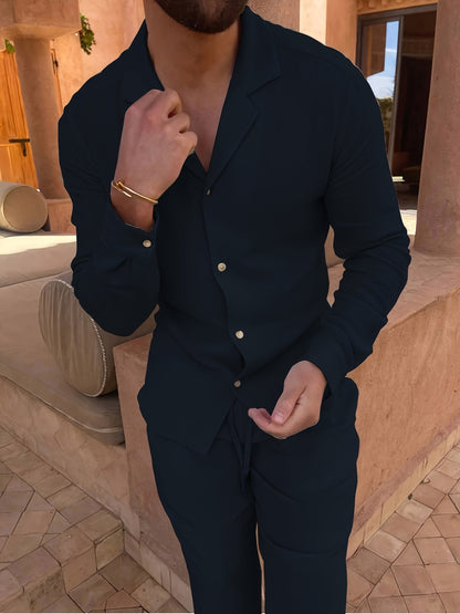 Minimalist Men's Set for Comfort and Class in One