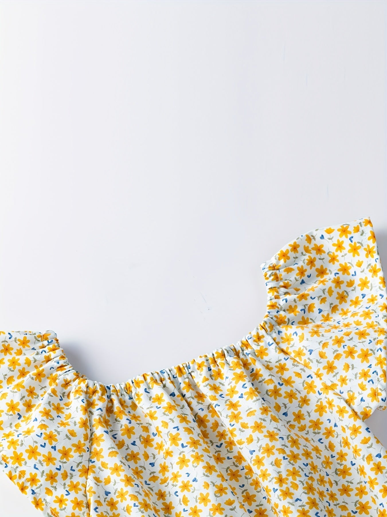 Baby Romper with Floral Pattern for Soft Cotton and Comfortable