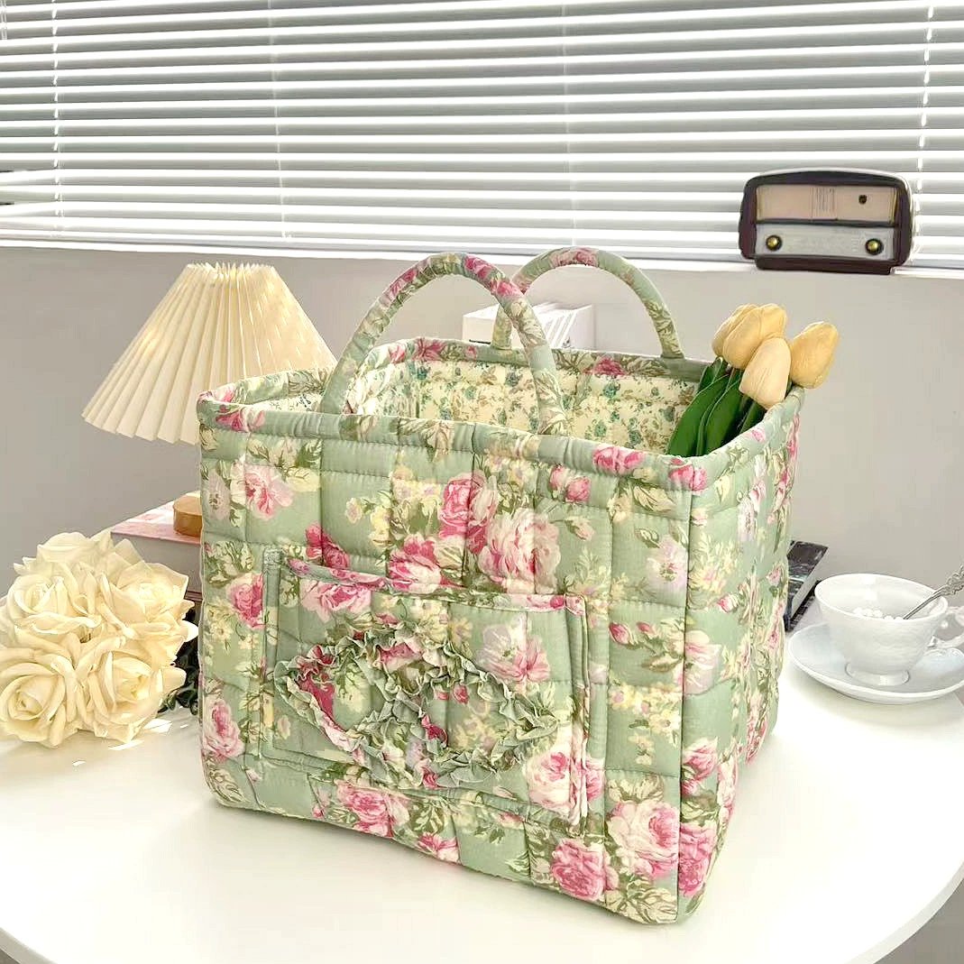 boho fabric storage