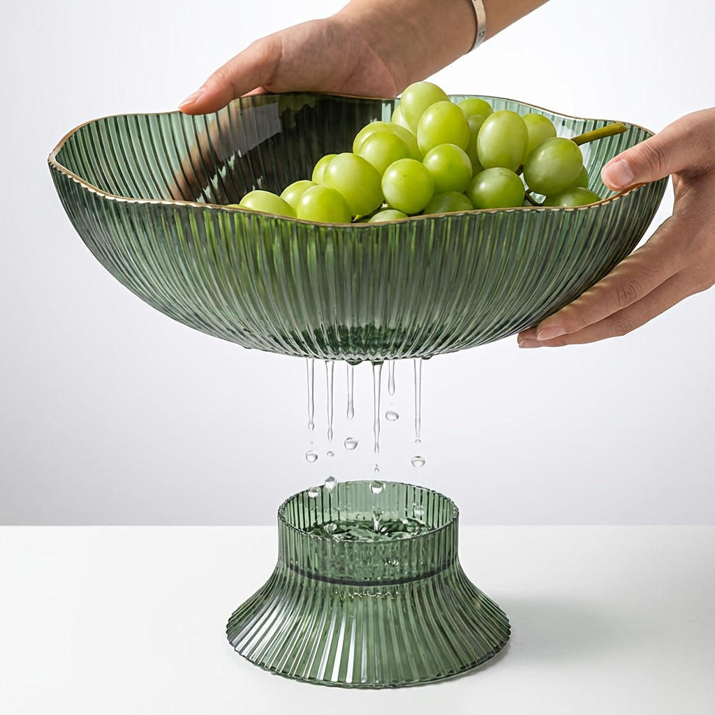 Bowl with Transparent Fruit Made of PET for Decorative and Practical
