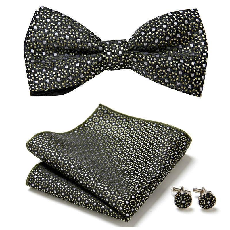 Set with Elegant Bow Tie Design for Handcrafted with Matching Accessories