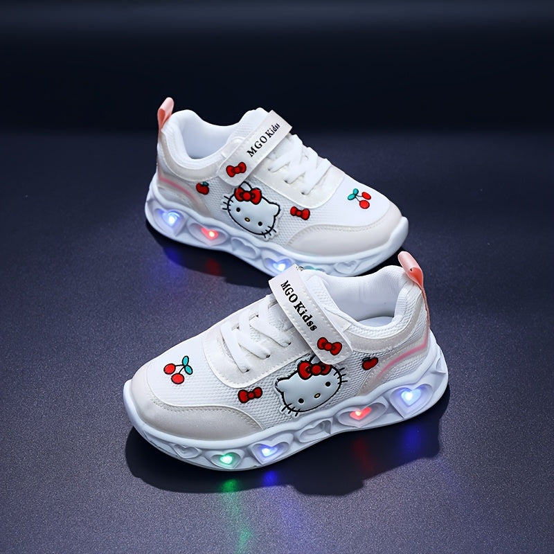 Sneakers Light-Up Hello Kitty for Breathable and Cushioned Fun Shoes