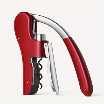 Ergonomic Corkscrew for Quickly and Safely Open Wine Bottles for Home and Hospitality