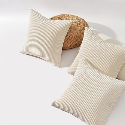 Cushion with Bohemian Rib Cover with Stripe Texture for Soft, Stylish, and Decorative