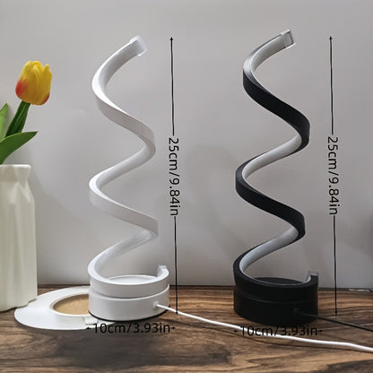 Lamp Spiral LED Desk for Modern Dimmable Lighting