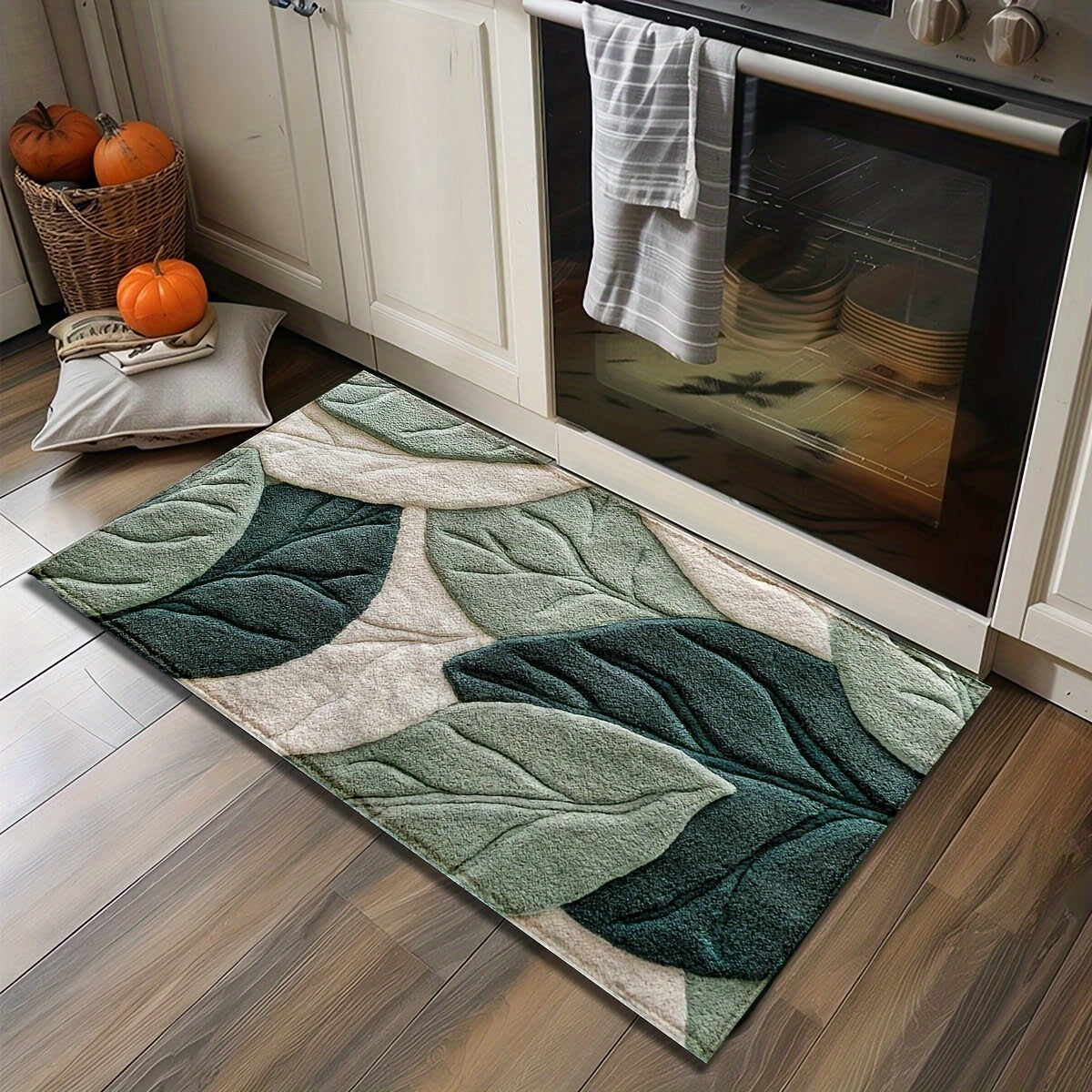 Mat Leaf Bath for Absorbent, Plush, and Comfortable for the Bathroom