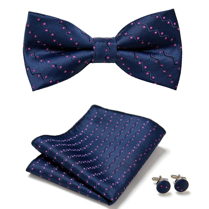 Set with Elegant Bow Tie Design for Handcrafted with Matching Accessories