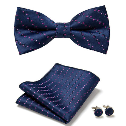 Set with Elegant Bow Tie Design for Handcrafted with Matching Accessories