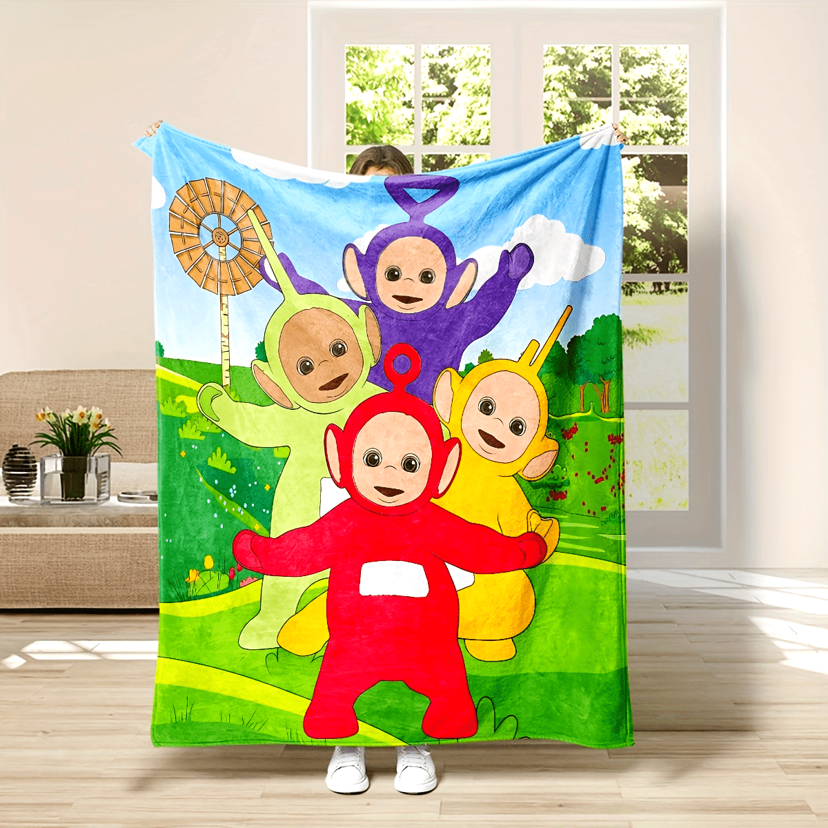 Blanket Teletubbies for Children, Soft and Versatile