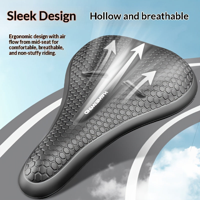 Cover with Comfortable Gel Bicycle Seat Anti-Slip Design for Cycling Trips