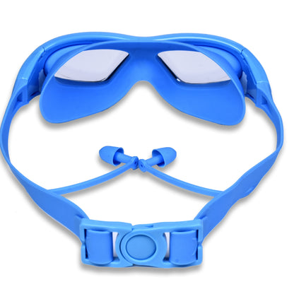 Kids Swim Goggles with Large Frame for Comfortable & Anti-Fog for Swimming Fun