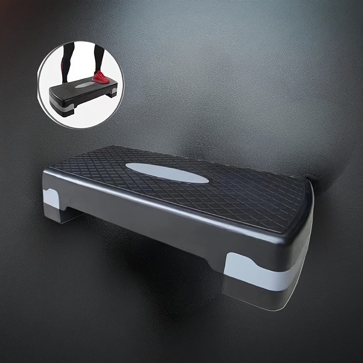 Adjustable Aerobic Stepper with Non-Slip Surface for Perfect for Home and Gym Workouts