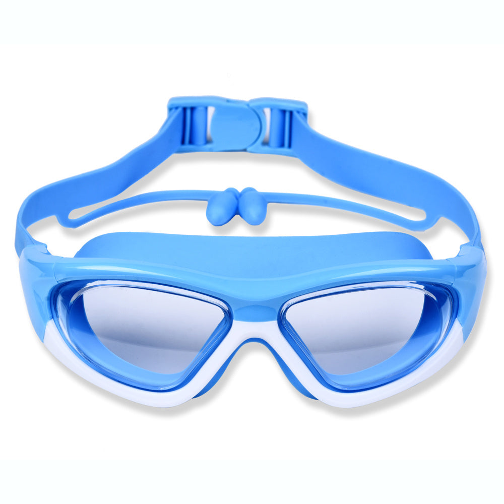 Kids Swim Goggles with Large Frame for Comfortable & Anti-Fog for Swimming Fun