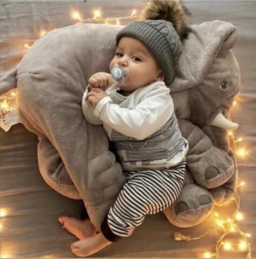 Pillow Elephant Cuddle Baby for Soft, Cuddly, and Comfortable