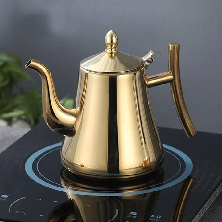 Kettle in Stainless Steel with Filter for Kitchen Use