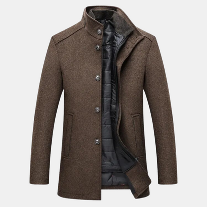 Stand with Urban Classic Men's Jacket with Up Collar for Stylish and Comfortable