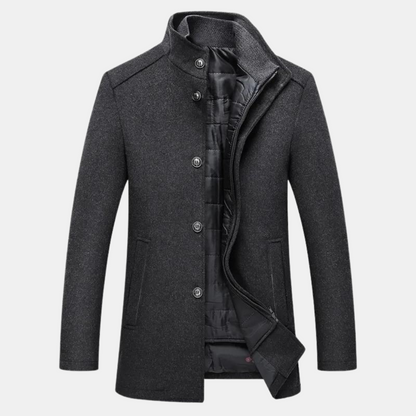 Stand with Urban Classic Men's Jacket with Up Collar for Stylish and Comfortable