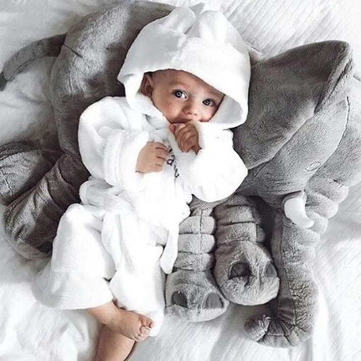 Pillow Elephant Cuddle Baby for Soft, Cuddly, and Comfortable