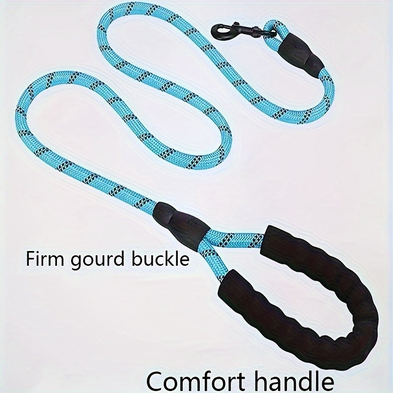 Dog with Reinforced Reflective Leash with Padded Handle for Durable and Safe for Strong Dogs