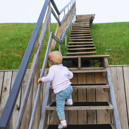 Rubber Anti-Slip Tread Strips for Extra Grip for Stairs and Driveways