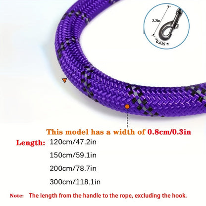 Dog with Reinforced Reflective Leash with Padded Handle for Durable and Safe for Strong Dogs