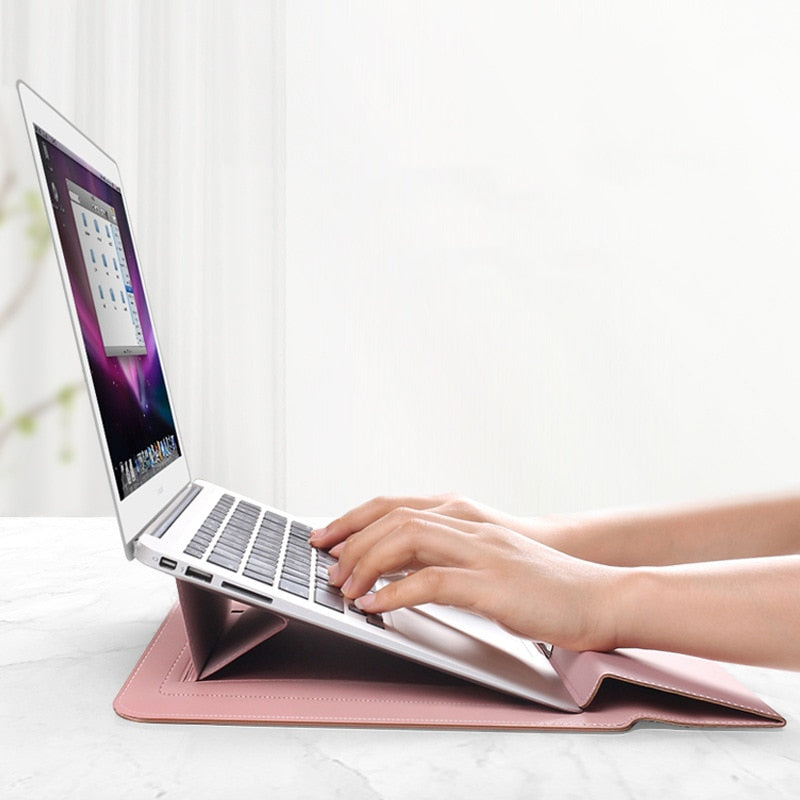 Stand Laptop Sleeve with Built-in for Protective Case for 11 16 Inch Laptops