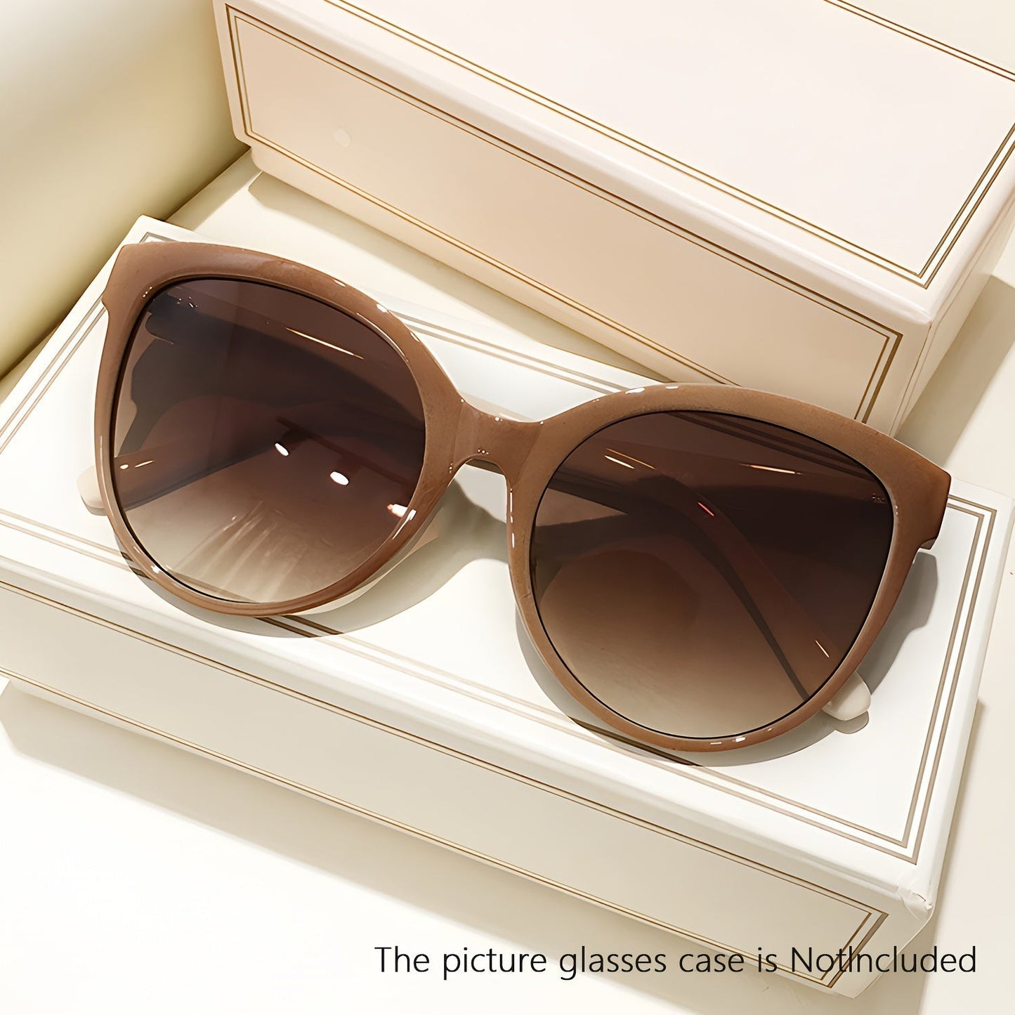 Luxe Cat-Eye Sunglasses for Women for Oversized and Stylish for Sunny Days