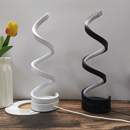 Lamp Spiral LED Desk for Modern Dimmable Lighting